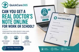 Get a Real Doctor’s Note Online for Work or School