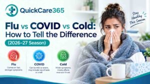 Flu vs COVID vs Cold Guide